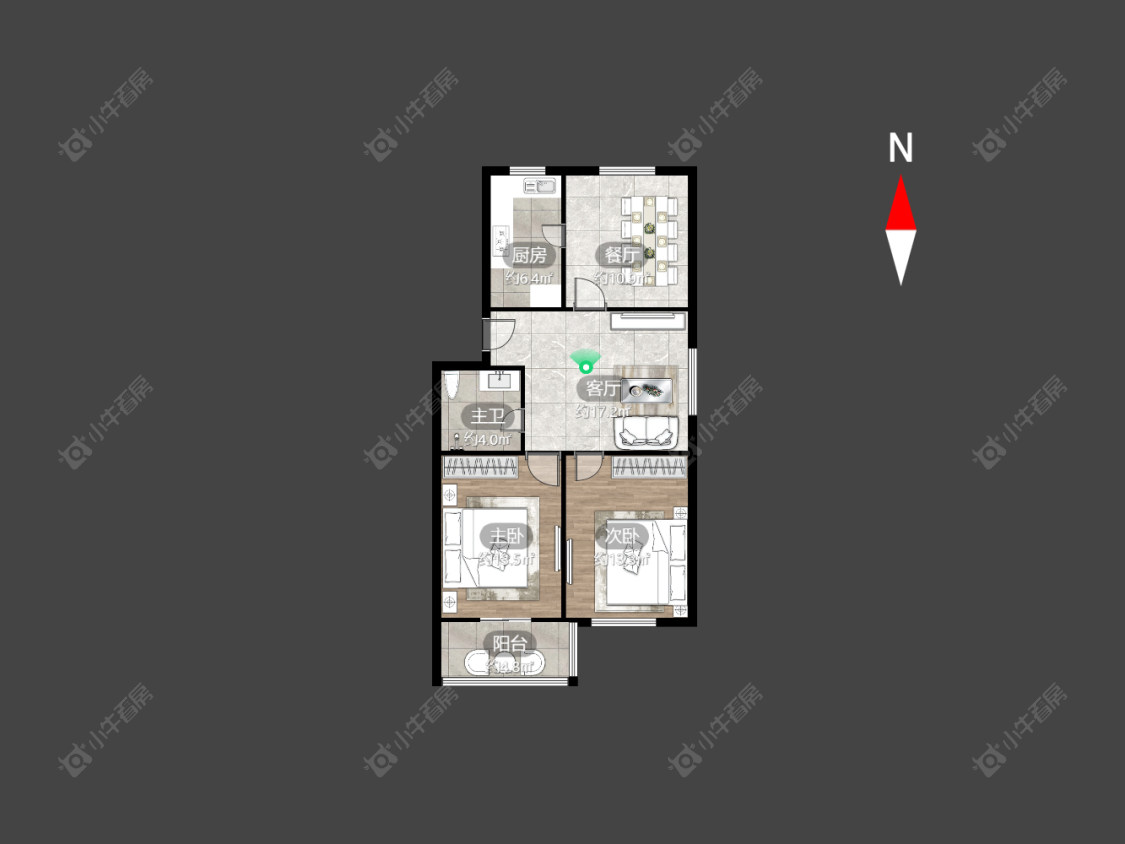 常州银苑小区在售二手房房源户型图_小牛看房