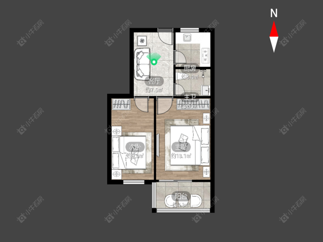 常州河滨新村（金坛）在售二手房房源户型图_小牛看房