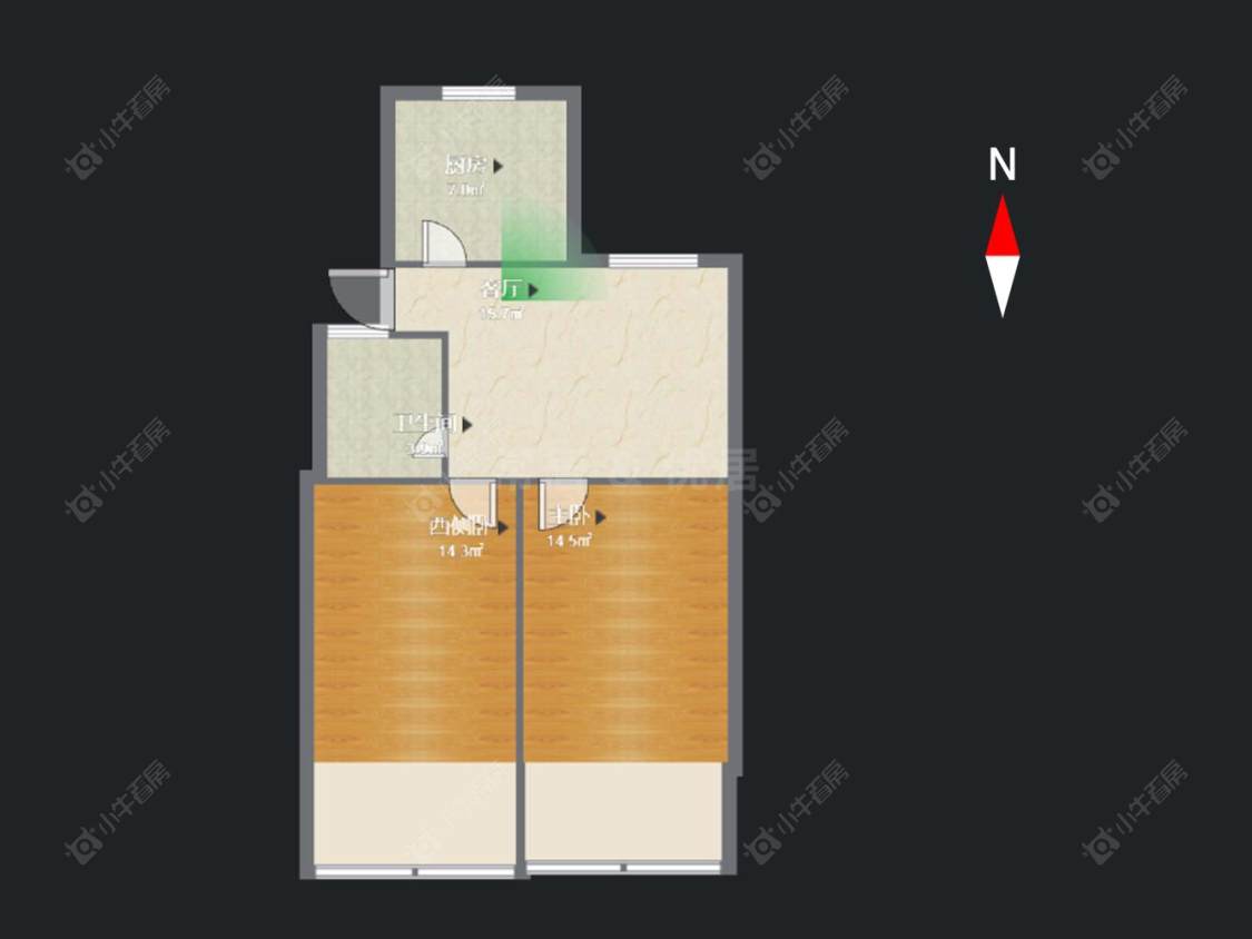 常州翠竹新村东北区在售二手房房源户型图_小牛看房