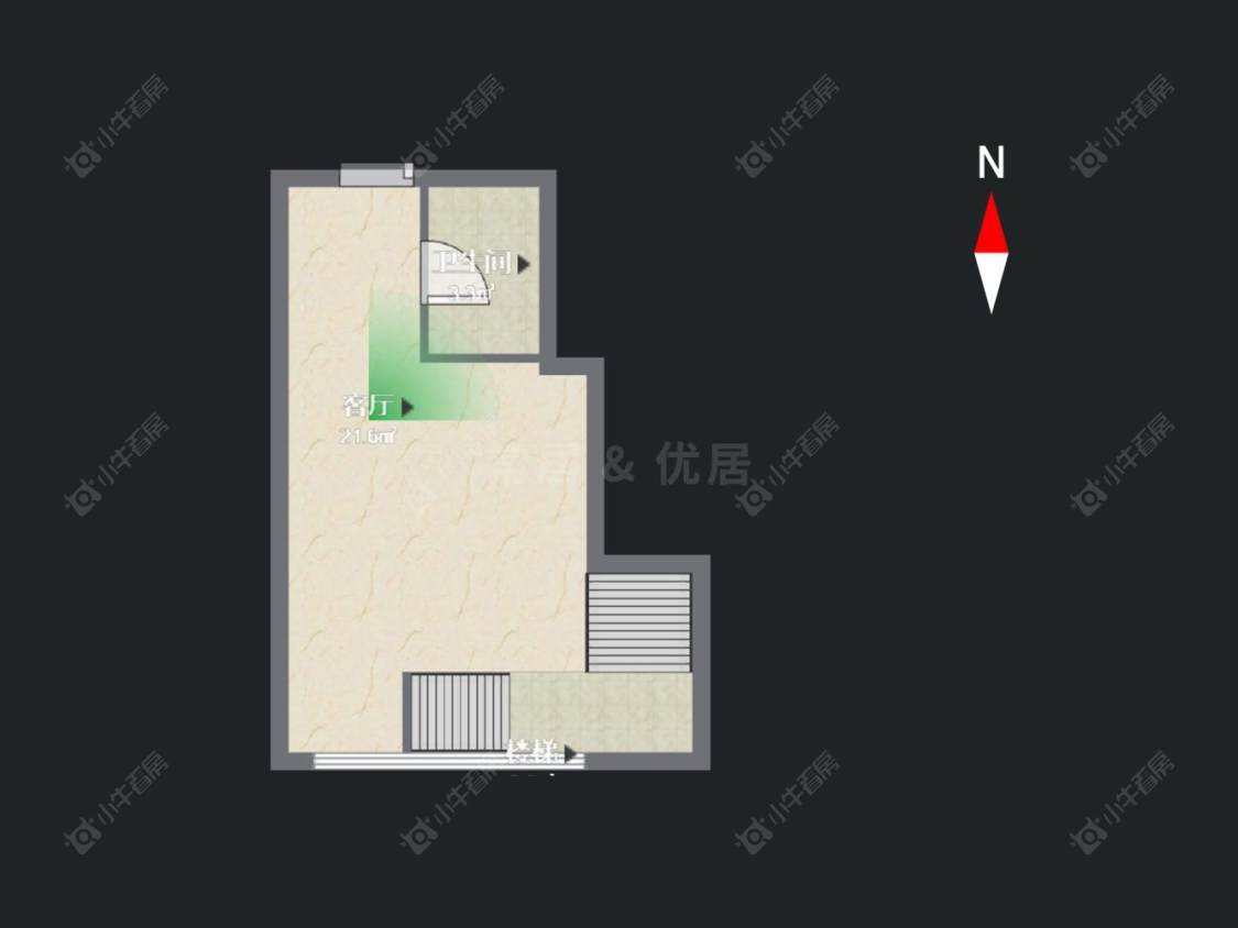 常州富都商务公寓在售二手房房源户型图_小牛看房