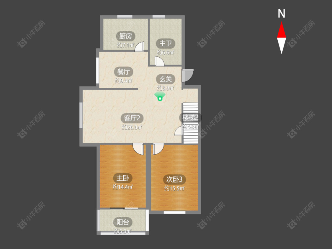 常州文化二村在售二手房房源户型图_小牛看房