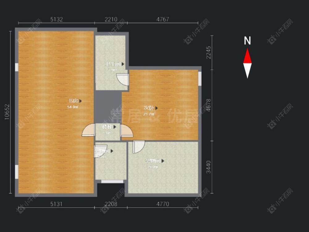 常州公园壹号一二期在售二手房房源户型图_小牛看房