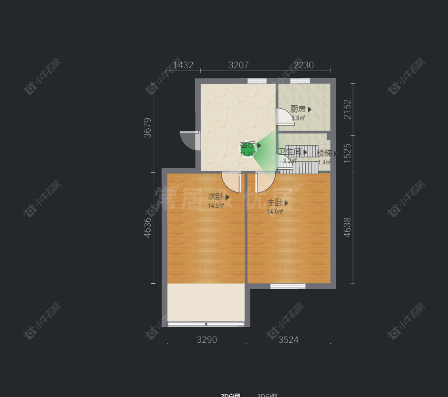 常州西新桥二村在售二手房房源户型图_小牛看房