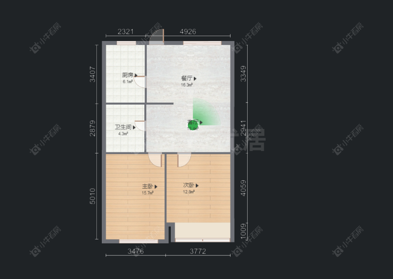 常州湾里新村在售二手房房源户型图_小牛看房