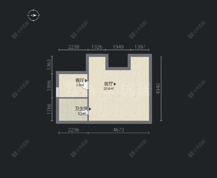 常州清凉新村在售二手房房源户型图_小牛看房