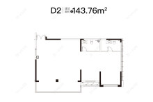 华威创智园建面143㎡户型图