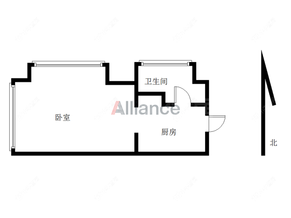 常州新天地不夜城1室1厅在售二手房房源图片