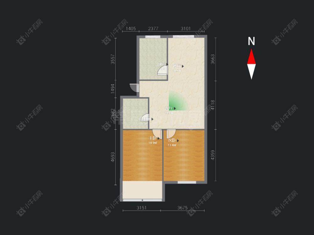 常州锦绣花园在售二手房房源户型图_小牛看房