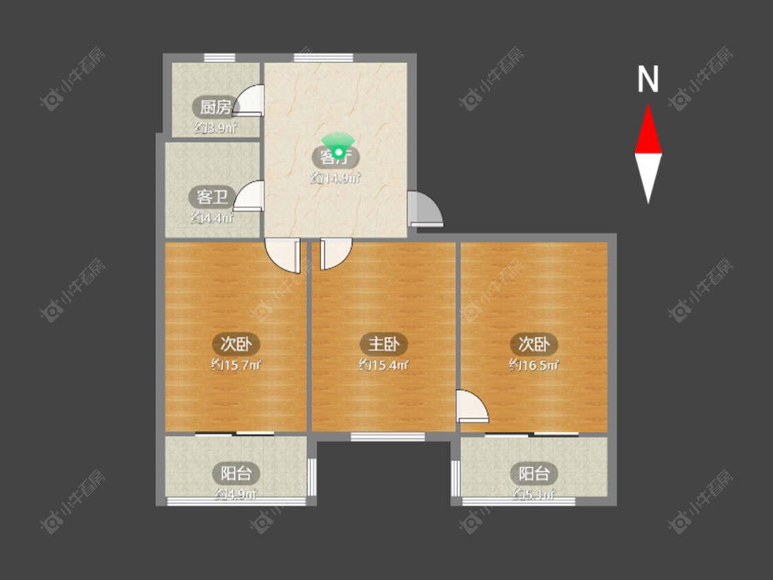 常州红梅新村在售二手房房源户型图_小牛看房