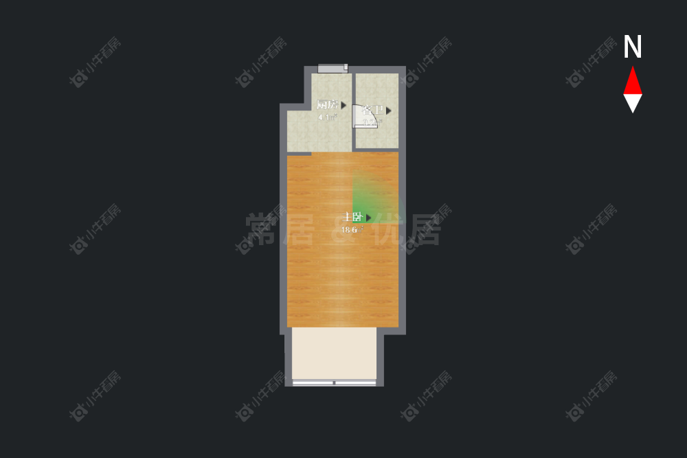 常州高力国际SOHO在售二手房房源户型图_小牛看房