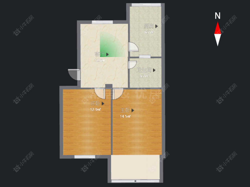 常州怀德中路在售二手房房源户型图_小牛看房
