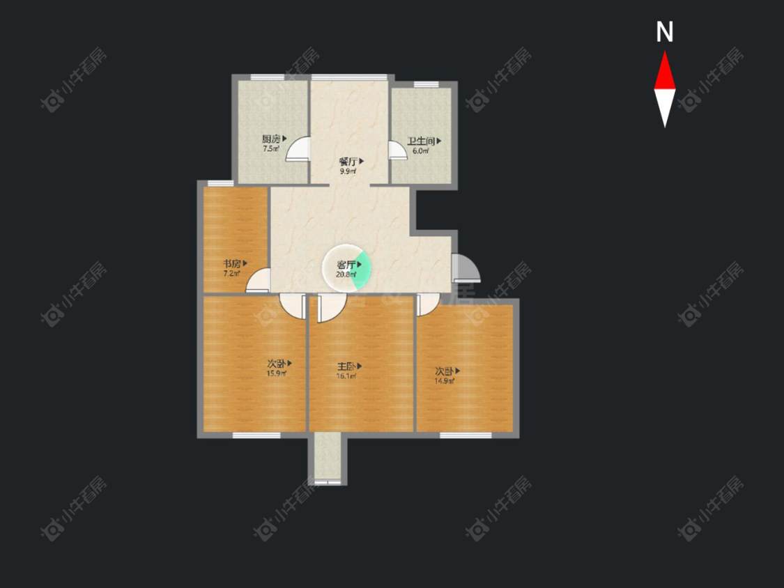 常州南园二村在售二手房房源户型图_小牛看房