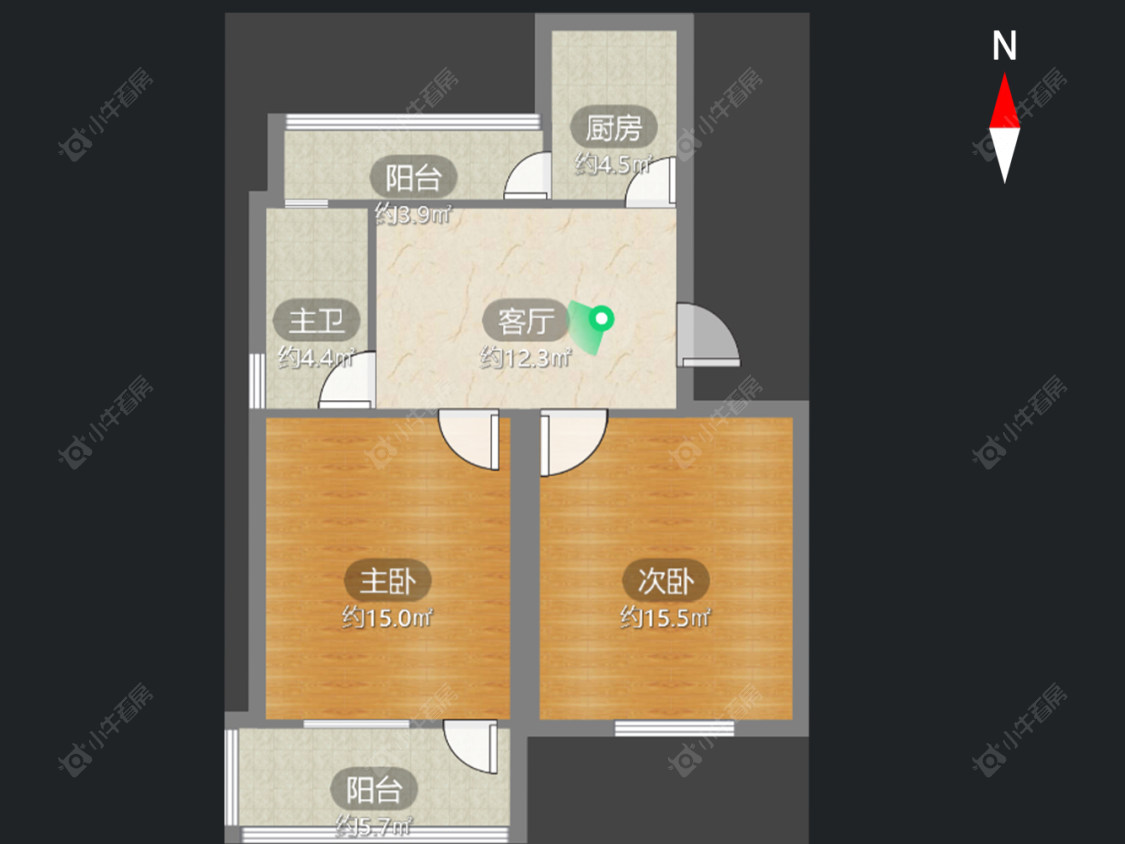 常州常钢宿舍在售二手房房源户型图_小牛看房