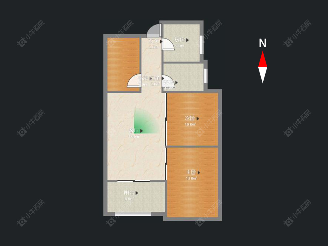 常州新城悠活城在售二手房房源户型图_小牛看房
