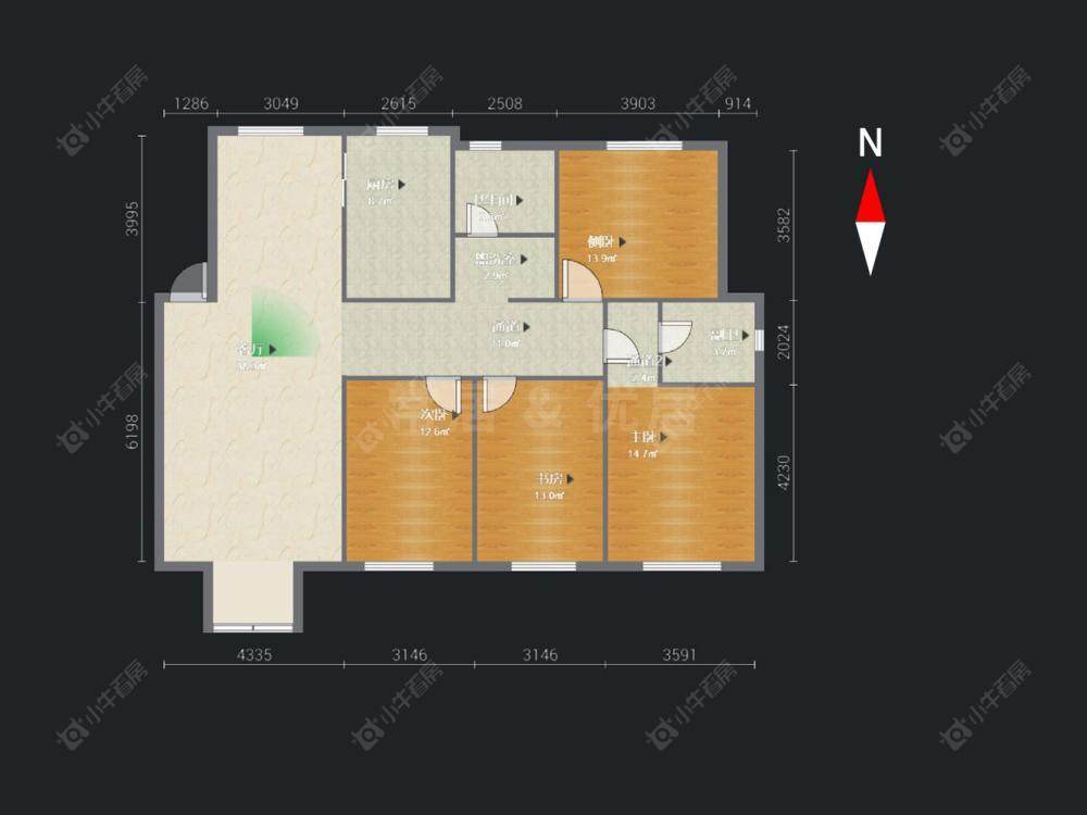 常州百馨苑南苑在售二手房房源户型图_小牛看房