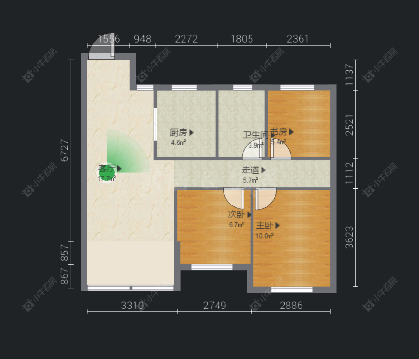 常州菱溪名居在售二手房房源户型图_小牛看房