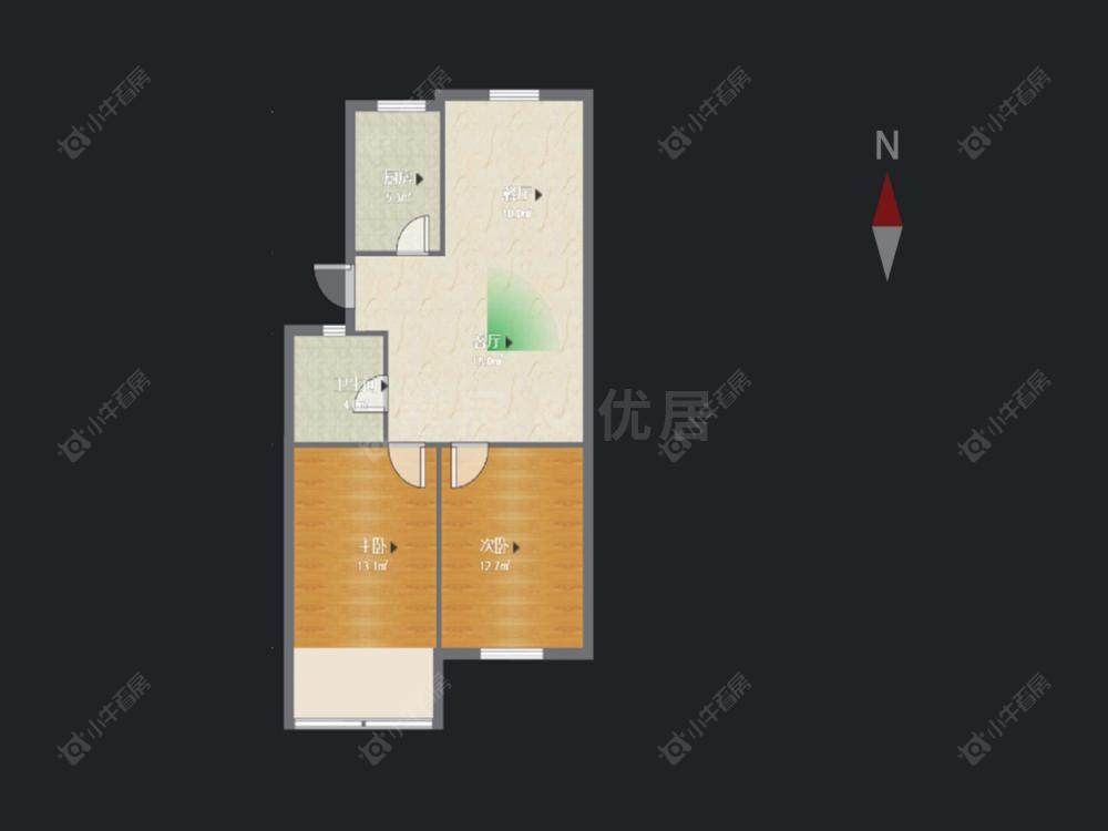 常州泰山三村在售二手房房源户型图_小牛看房