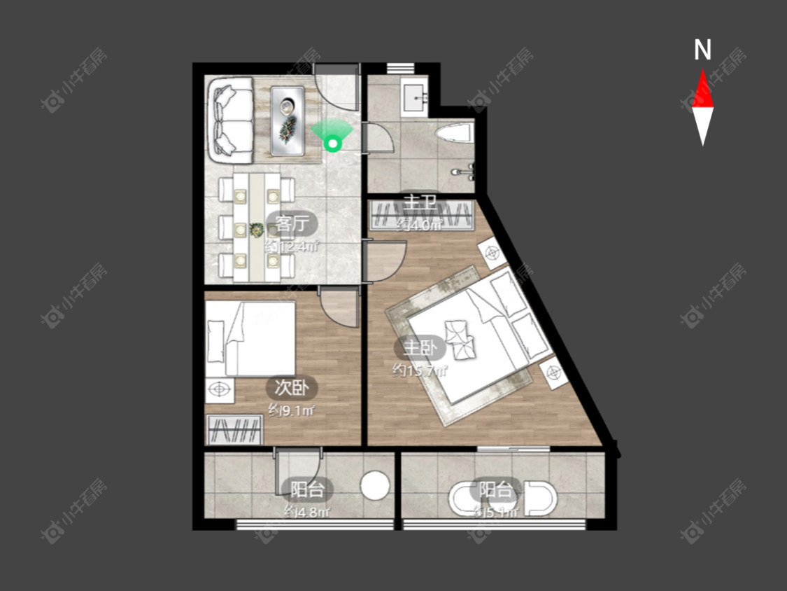 常州香江华廷苹果街区在售二手房_小牛看房