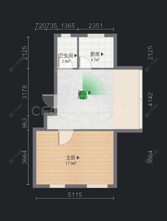 常州机械新村在售二手房房源户型图_小牛看房