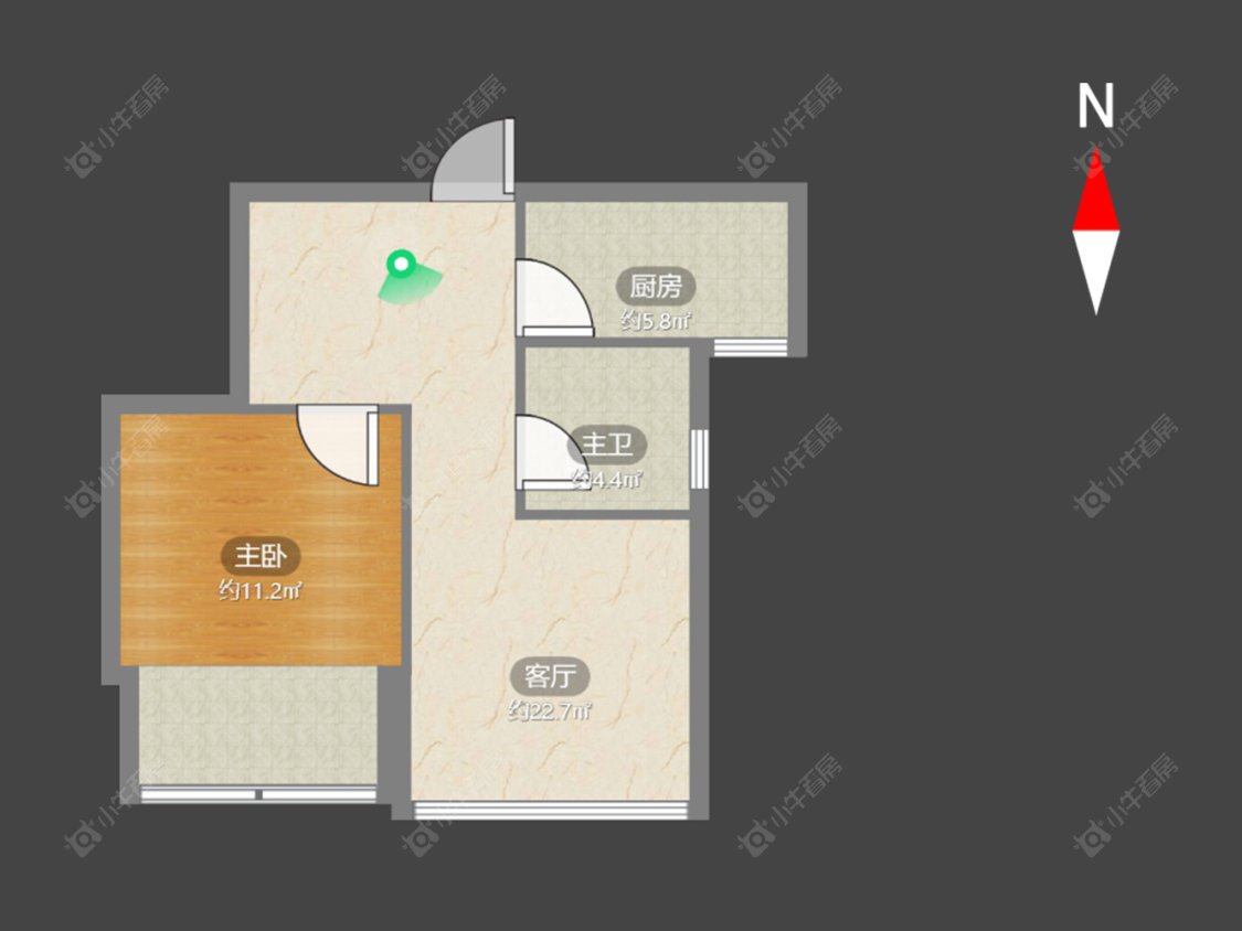 常州府西花园在售二手房房源户型图_小牛看房