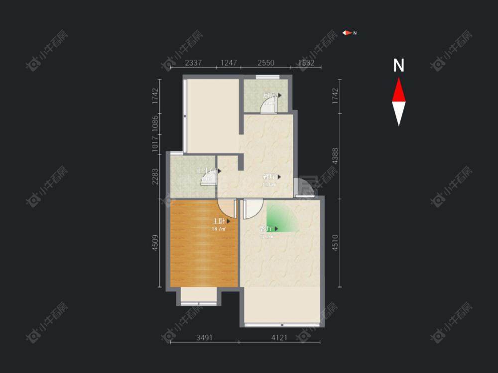 常州新魏花园在售二手房房源户型图_小牛看房