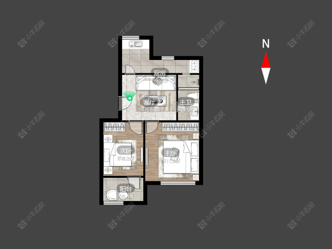 常州兰翔新村在售二手房房源户型图_小牛看房