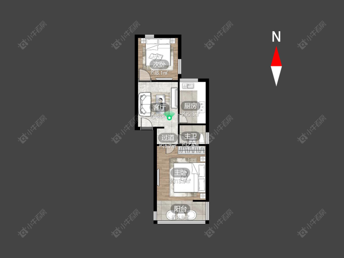 常州工人新村南在售二手房房源户型图_小牛看房