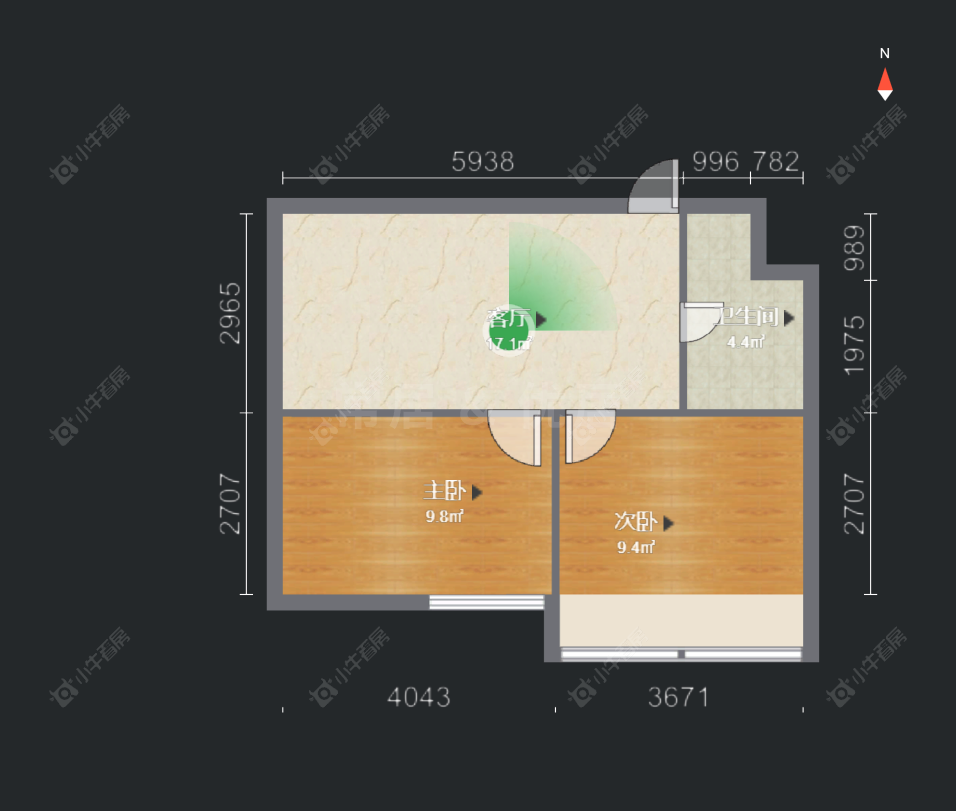 常州桃林雅景园在售二手房房源户型图_小牛看房