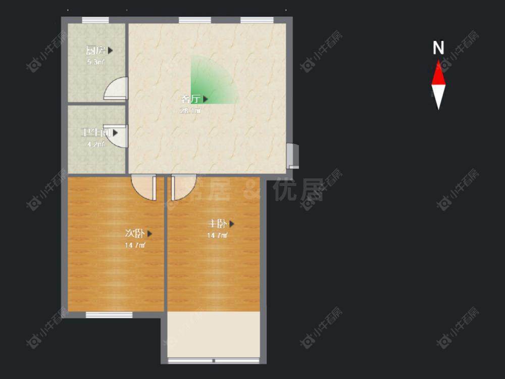 常州兰陵公寓在售二手房房源户型图_小牛看房