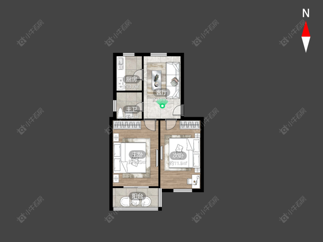 常州花园新村（钟楼）在售二手房房源户型图_小牛看房