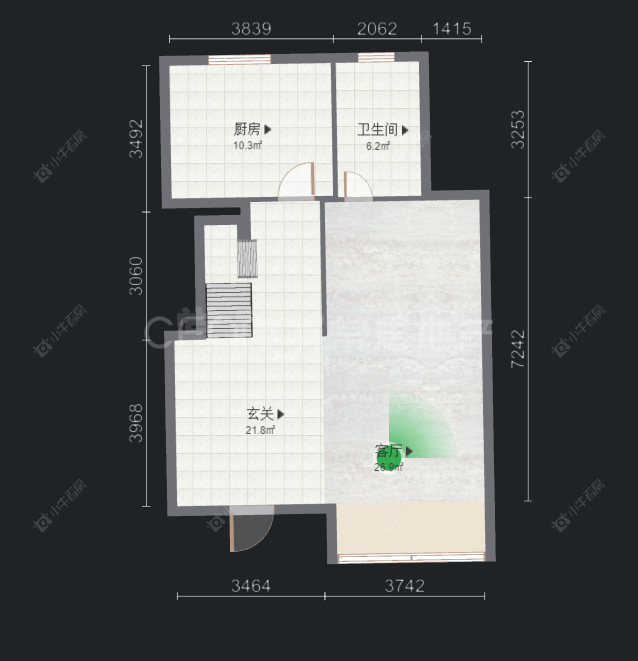 常州高成莱茵别墅区在售二手房房源户型图_小牛看房