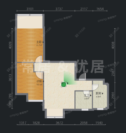 常州弘阳上城租房_弘阳上城3室2厅房源出租