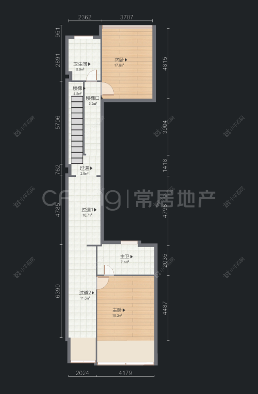 常州溪湖小镇在售二手房房源户型图_小牛看房