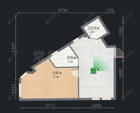 常州御水华庭二期在售二手房房源户型图_小牛看房