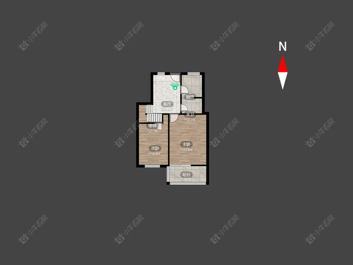 常州西新桥二村在售二手房房源户型图_小牛看房