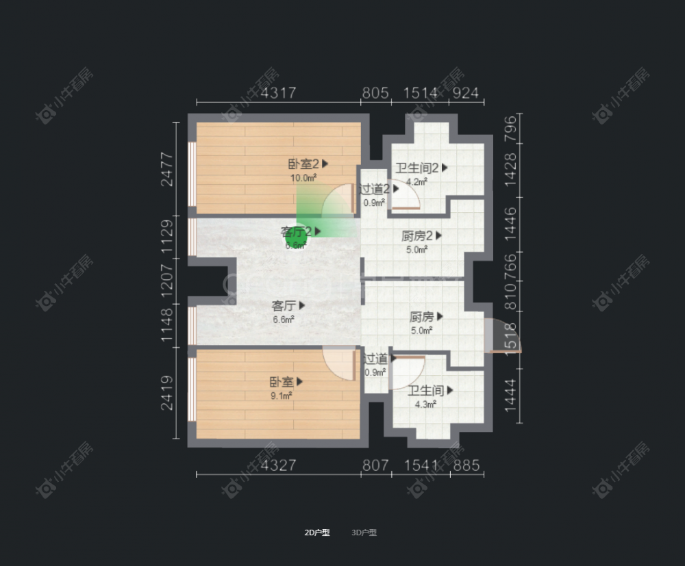 常州宝龙城市广场在售二手房房源户型图_小牛看房