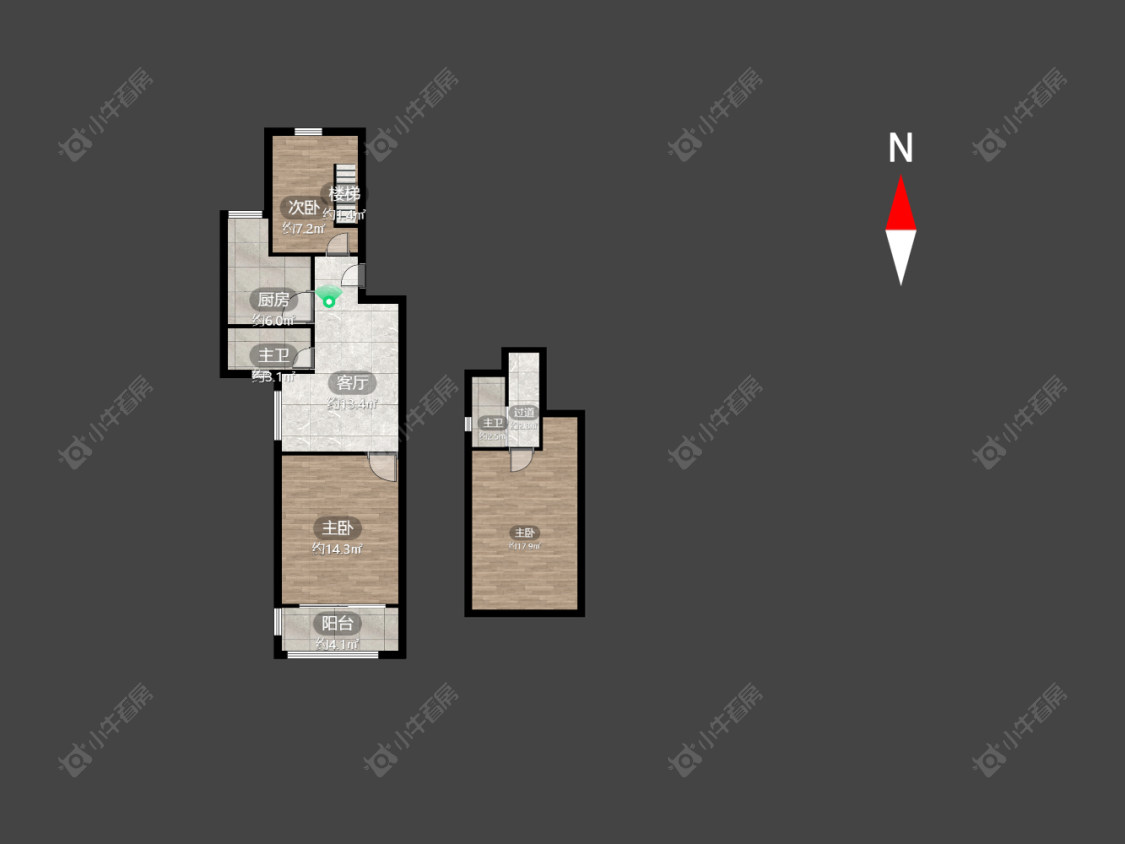 常州天皇堂弄在售二手房房源户型图_小牛看房