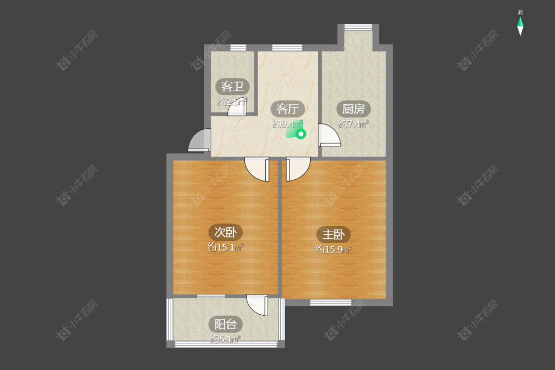 常州清凉新村在售二手房房源户型图_小牛看房