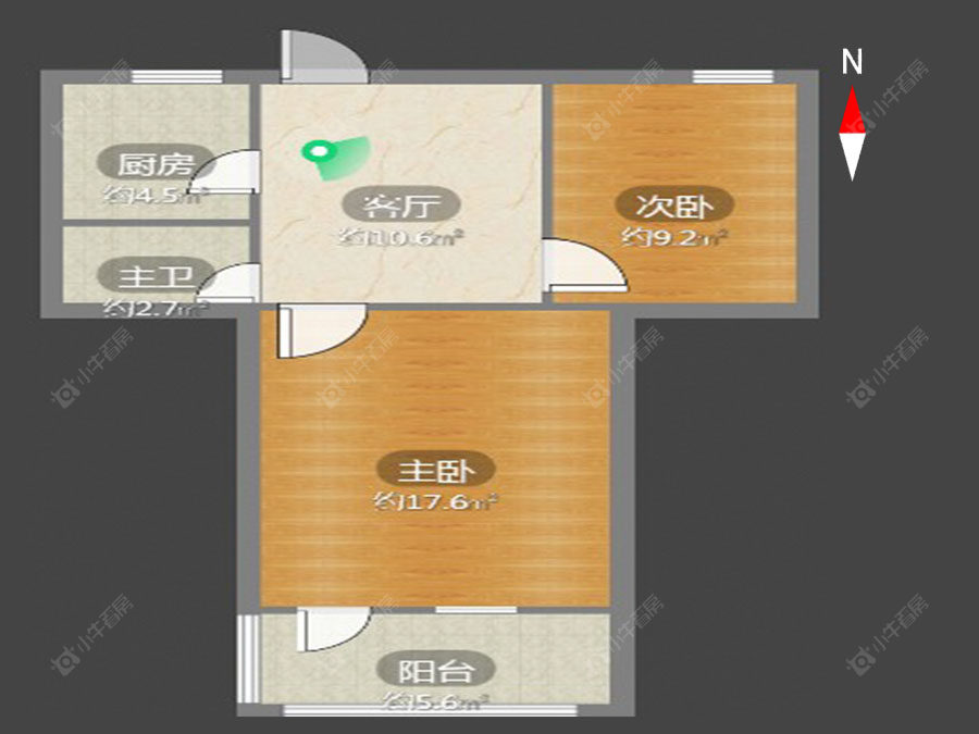 常州勤业四村北区在售二手房房源户型图_小牛看房