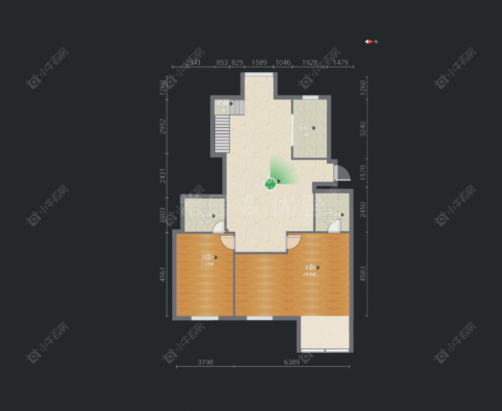 常州牡丹公寓在售二手房房源户型图_小牛看房