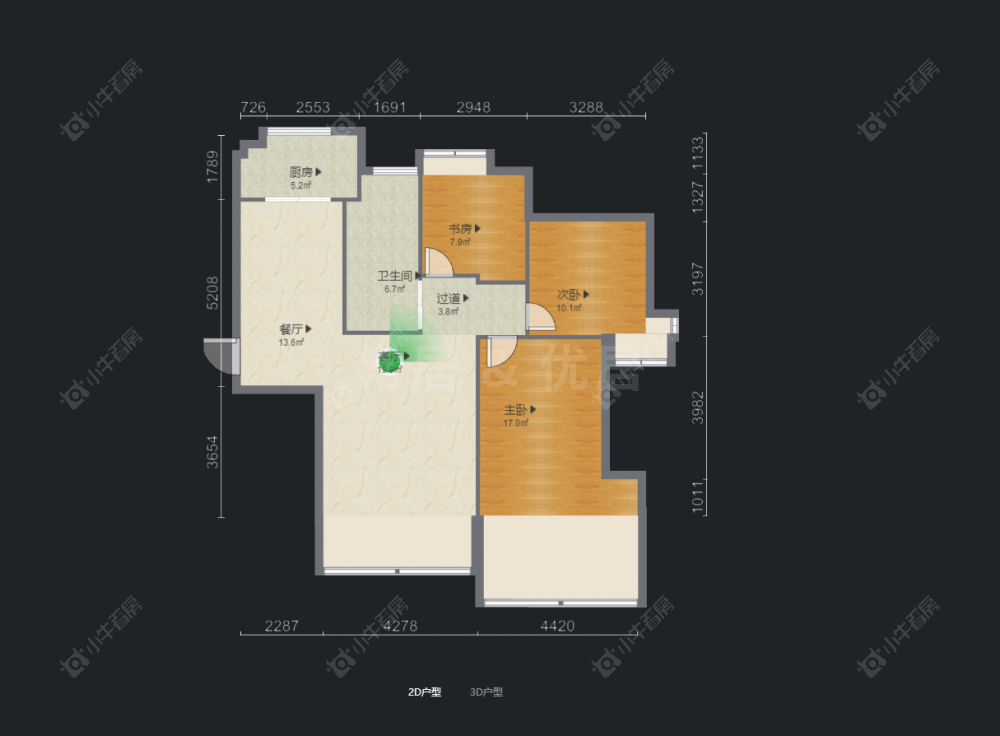 常州景瑞曦城在售二手房房源户型图_小牛看房