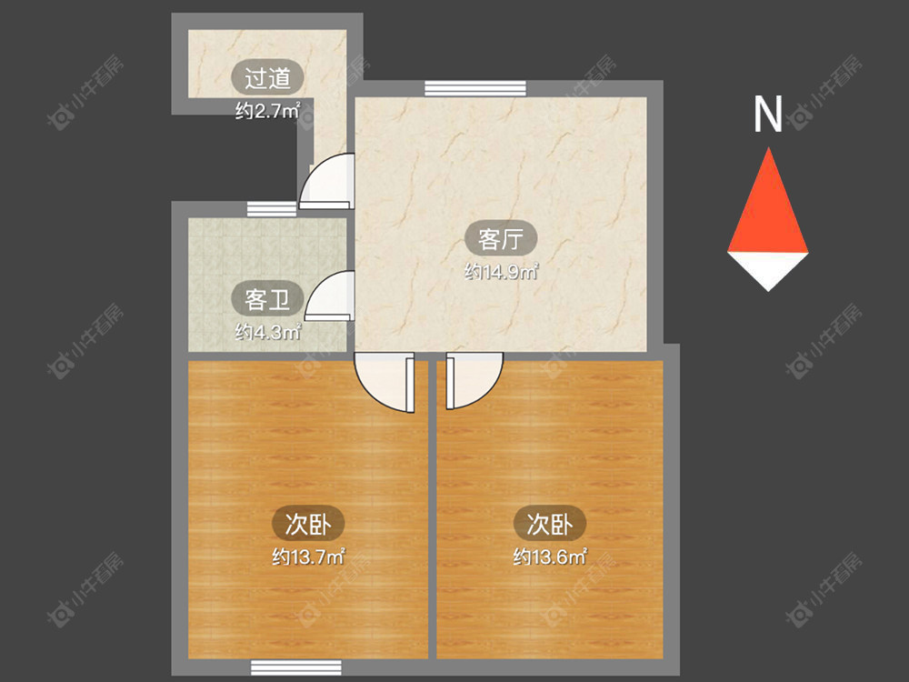 常州勤业四村南区在售二手房房源户型图_小牛看房