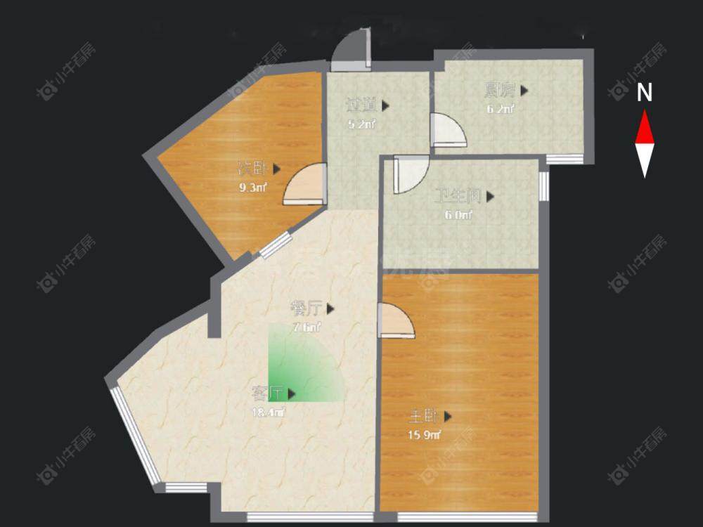 常州金百国际在售二手房房源户型图_小牛看房