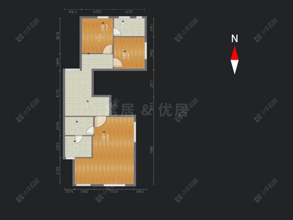 常州莱蒙城空中别墅在售二手房房源户型图_小牛看房