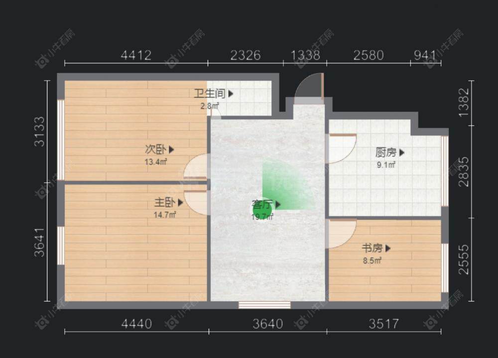 常州农机市场在售二手房房源户型图_小牛看房