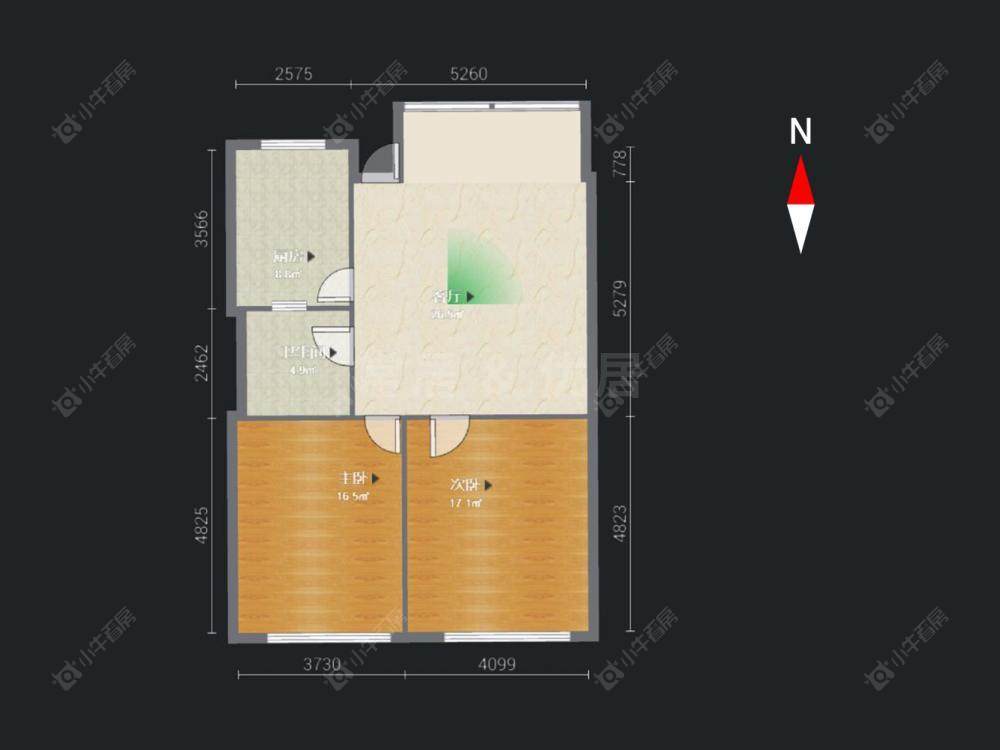 常州百盛路在售二手房房源户型图_小牛看房