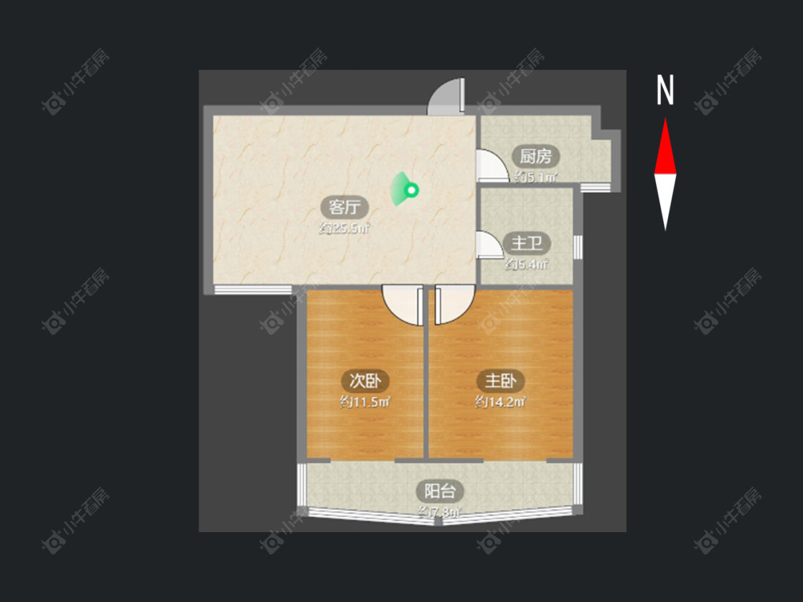 常州怡康机电广场在售二手房房源户型图_小牛看房