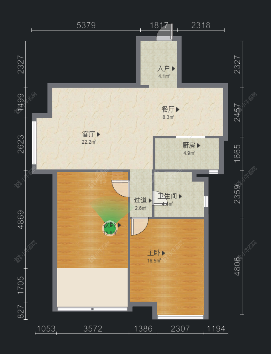 常州青竹苑C区在售二手房房源户型图_小牛看房