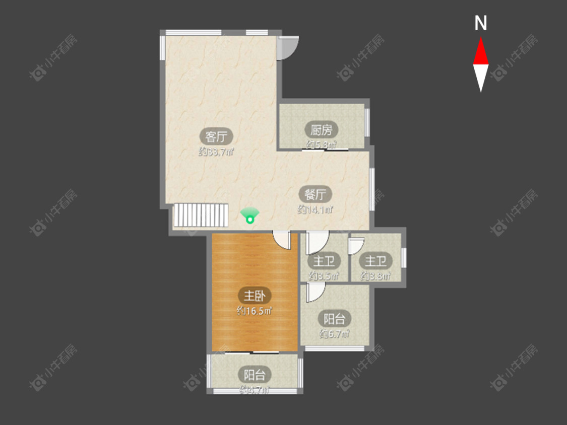 常州左邻右里在售二手房房源户型图_小牛看房