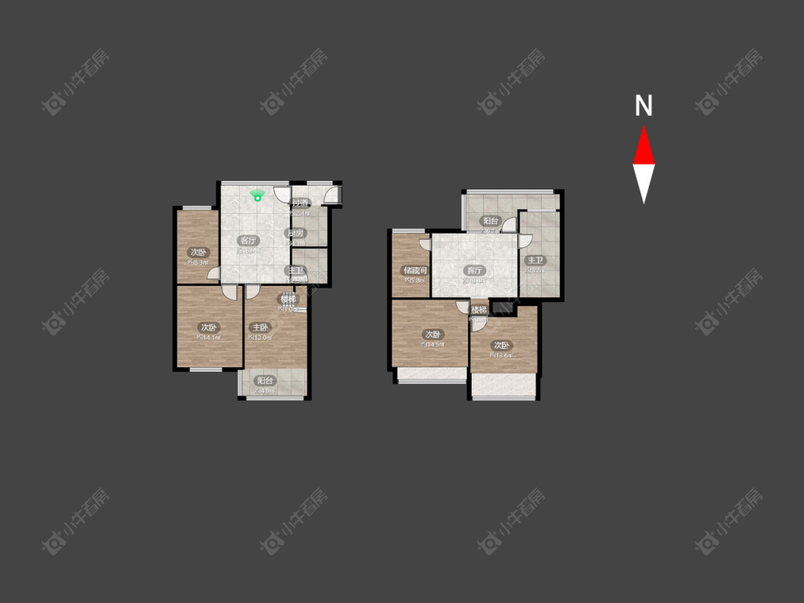 常州北直街在售二手房房源户型图_小牛看房